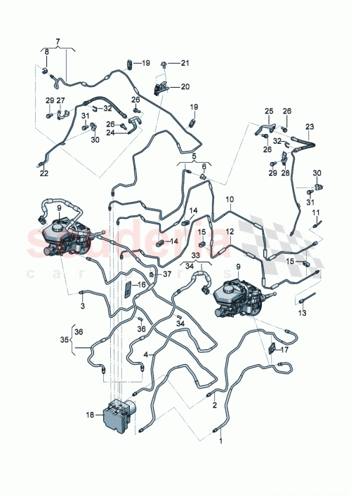Part Diagram for Bentley 971611708H