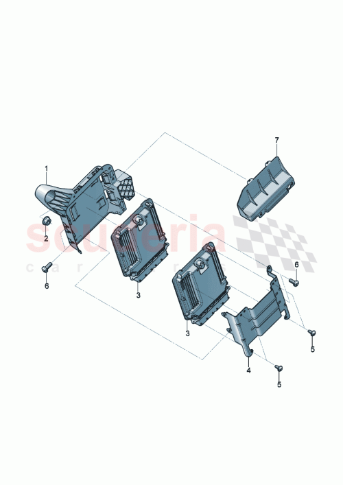 Part Diagram for Bentley 3SA906131A