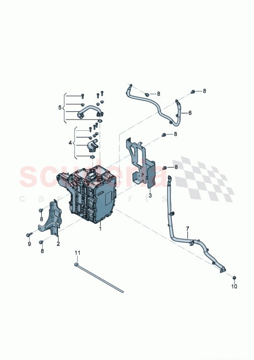 Part Diagram for Bentley 3SA 971 349 C
