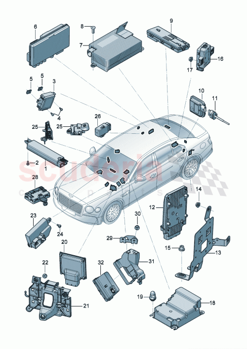 Part Diagram for Bentley 3SE 963 271 C