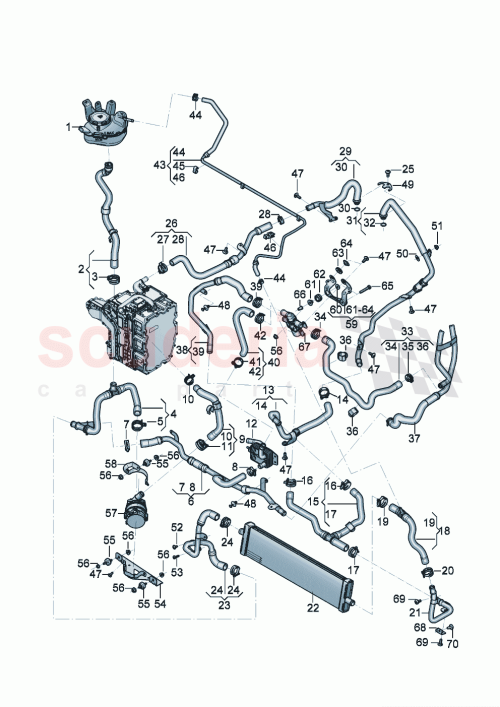Part Diagram for Bentley 3SA122448B