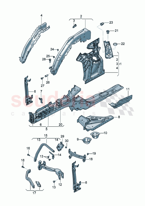 Part Diagram for Bentley 3SE971500