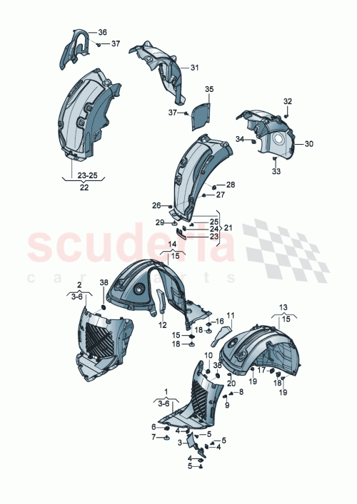 Part Diagram for Bentley 3SE810973