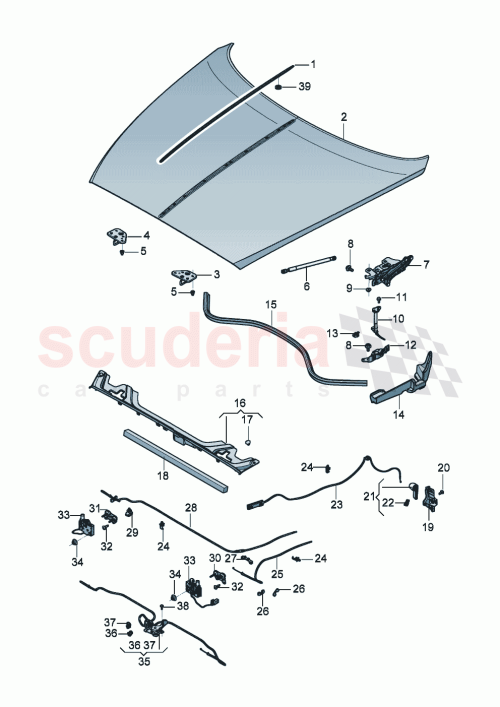 Part Diagram for Bentley 3SE853194F