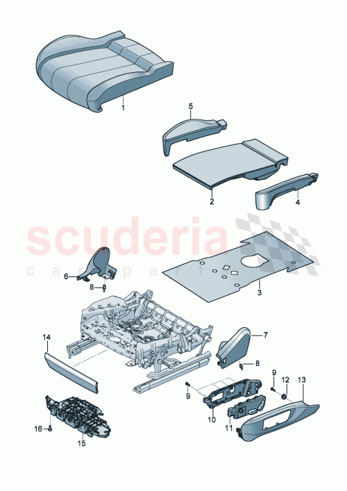 Part Diagram for Bentley 3SE886801A