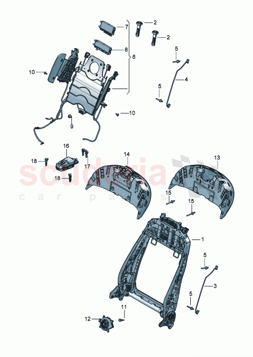 Part Diagram for Bentley 4N0881879C