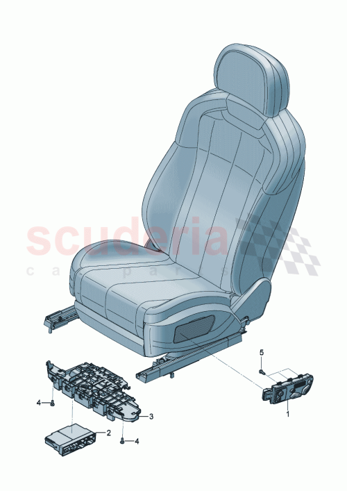 Part Diagram for Bentley 3SE959520