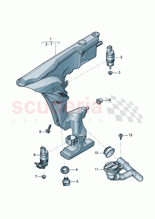Part Diagram for Bentley 3SA955449J