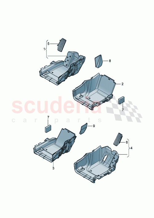 Part Diagram for Bentley 3SE 863 002 G