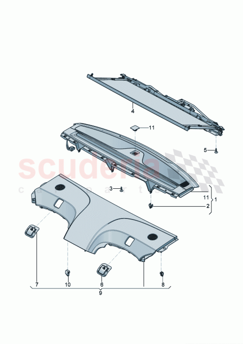 Part Diagram for Bentley 3SE861325E