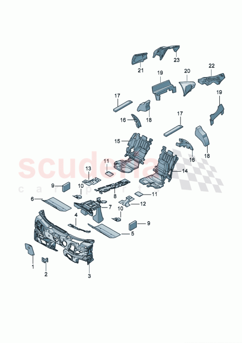 Part Diagram for Bentley 3SE863247A