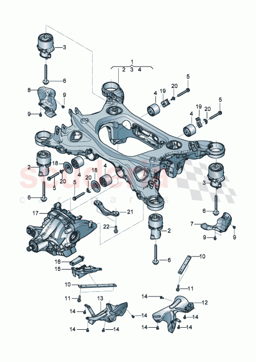 Part Diagram for Bentley 971825729G