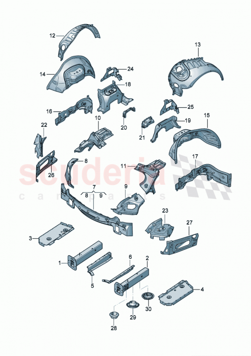 Part Diagram for Bentley 3SE809001A