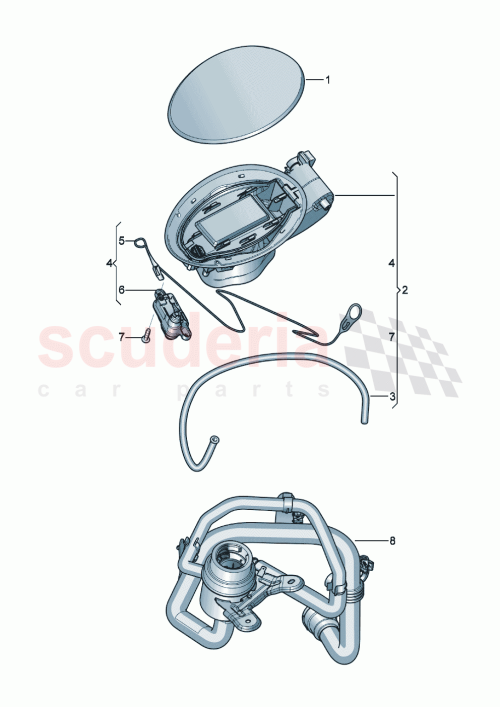Part Diagram for Bentley 3SE809907A