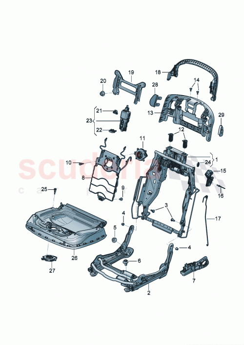 Part Diagram for Bentley 4N0886879A