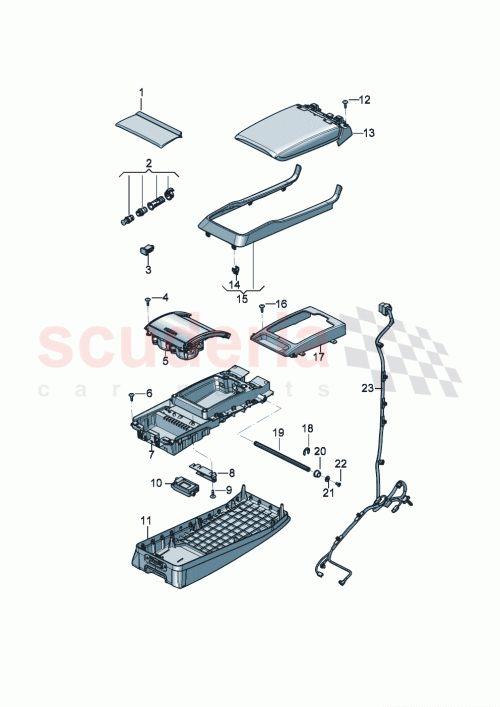 Part Diagram for Bentley 3SE 860 143 A