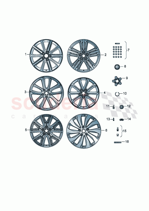 Part Diagram for Bentley 3SE601025AC