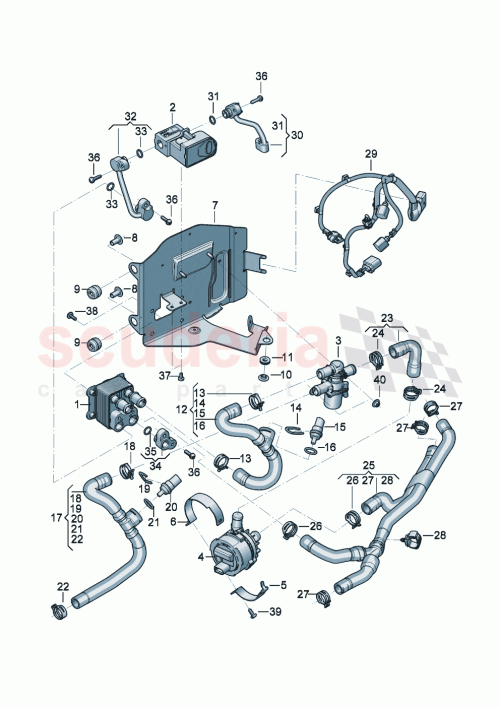 Part Diagram for Bentley 4D0614177A