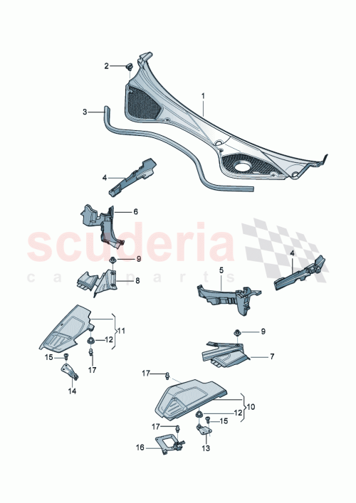 Part Diagram for Bentley 3SC819401G