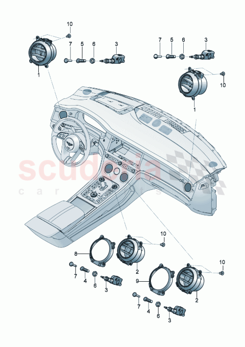 Part Diagram for Bentley 3SB819742B