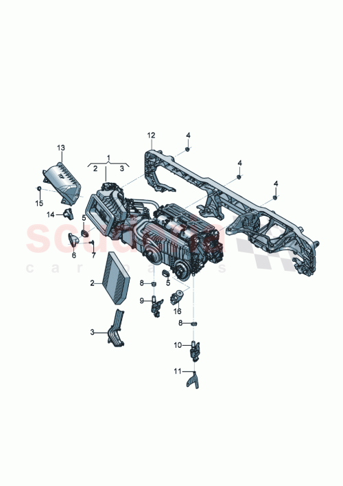 Part Diagram for Bentley 971820637D