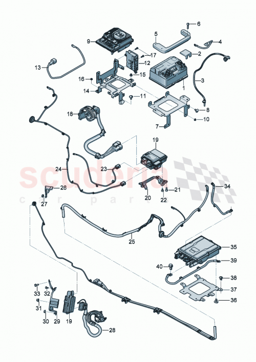 Part Diagram for Bentley 4M0907171A