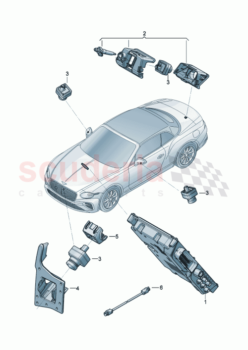 Part Diagram for Bentley 4N0980546