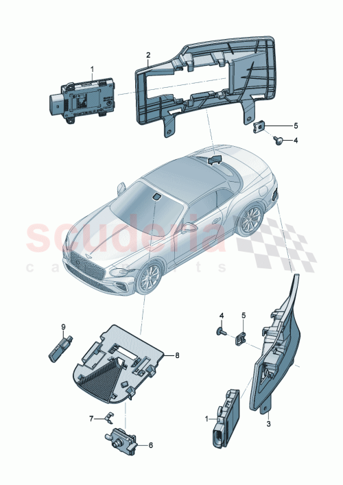 Part Diagram for Bentley 4N0907566AM