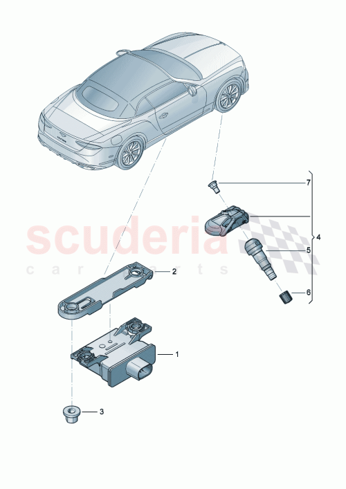 Part Diagram for Bentley WHT010175