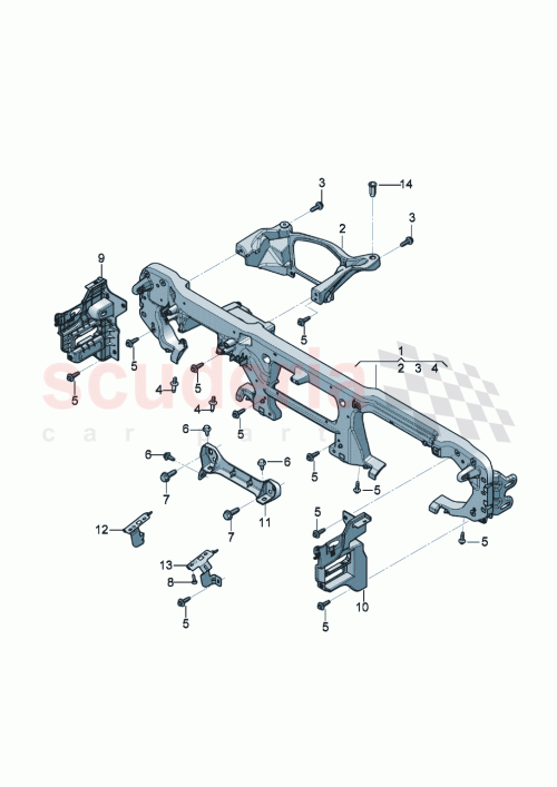 Part Diagram for Bentley WHT 007 491