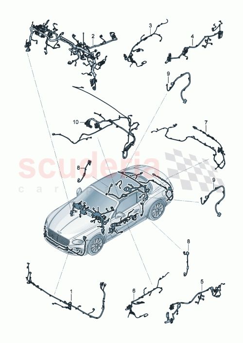 Part Diagram for Bentley 3SD971162EL