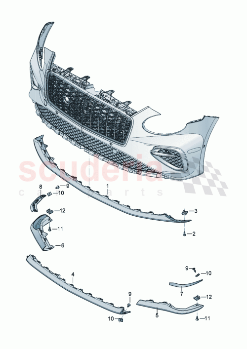 Part Diagram for Bentley 3SD 805 903 E