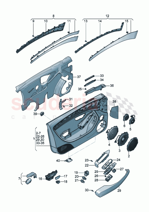 Part Diagram for Bentley 36A959518D
