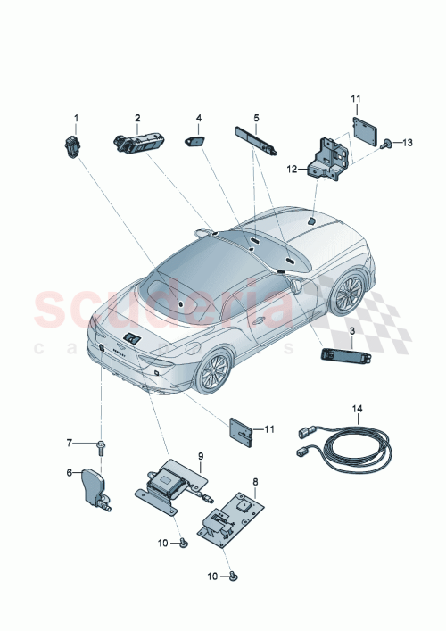 Part Diagram for Bentley 992035225C