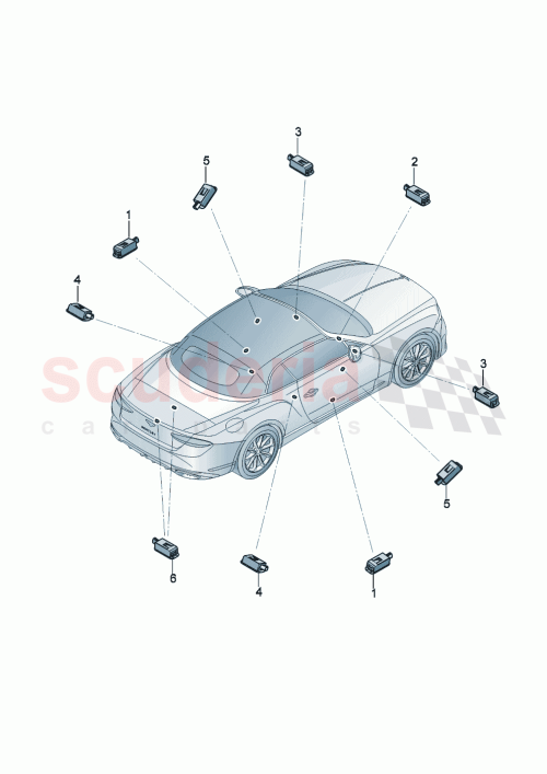 Part Diagram for Bentley 3SB947186E