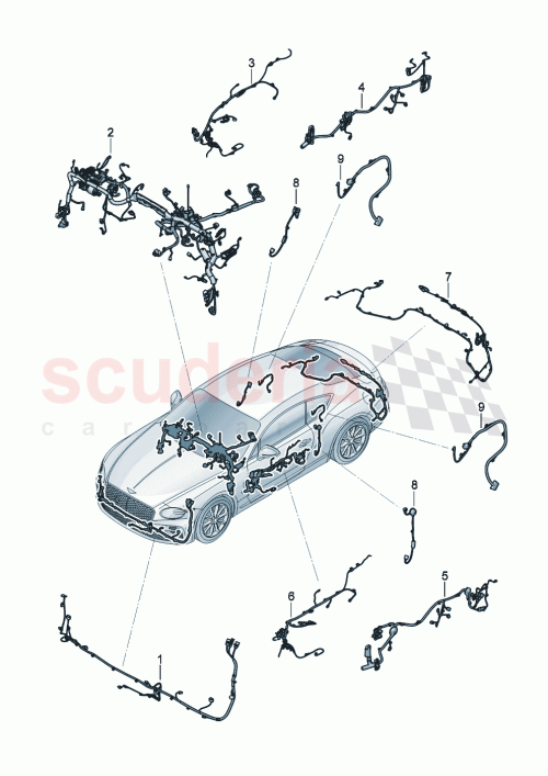 Part Diagram for Bentley 3SC971315HC