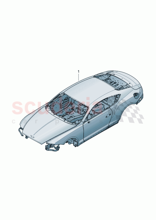 Part Diagram for Bentley 3SD 800 433 M
