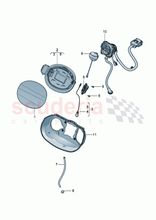 Part Diagram for Bentley 3SD810393E