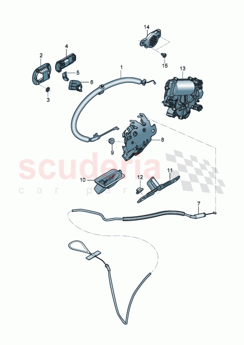 Part Diagram for Bentley 3SD827531B