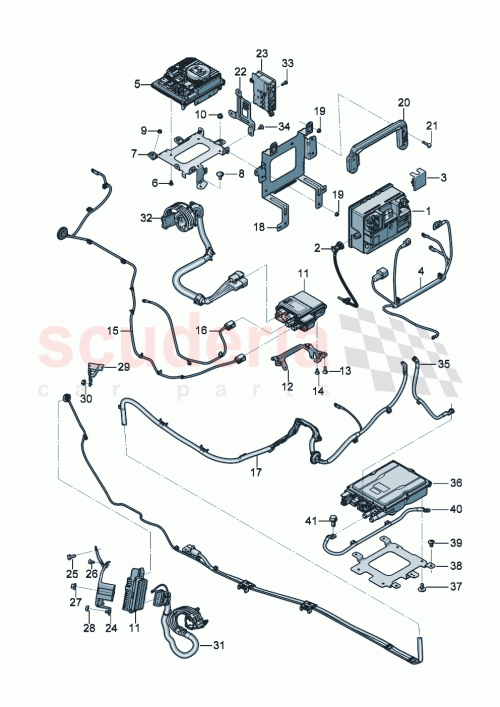 Part Diagram for Bentley 3SE 971 221 A