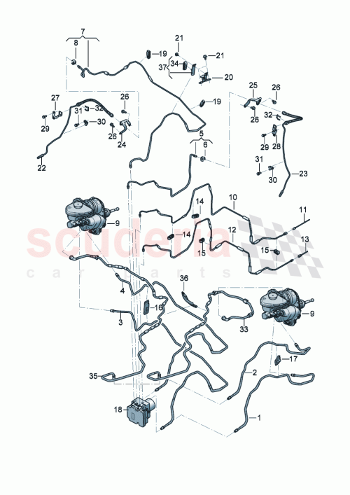 Part Diagram for Bentley 3SE614725B