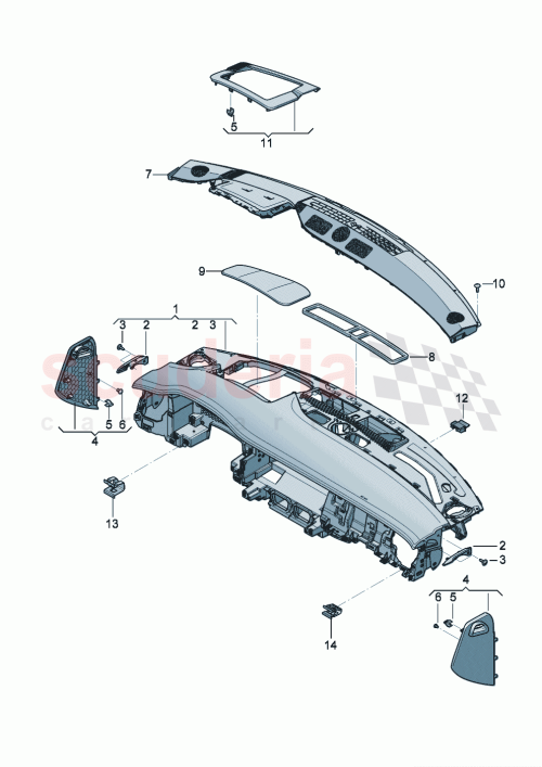 Part Diagram for Bentley 3SC 857 136 B