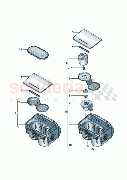 Part Diagram for Bentley 3SA 862 533 AK