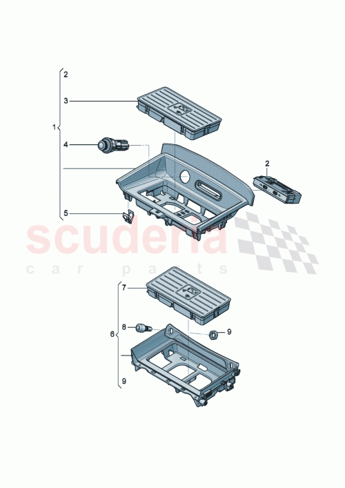 Part Diagram for Bentley 3SE 863 072 M