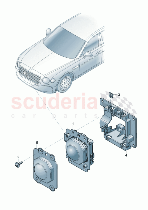 Part Diagram for Bentley 3SA 805 795