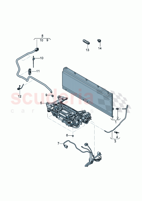 Part Diagram for Bentley 3SE616647B