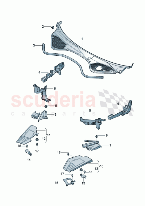 Part Diagram for Bentley 3SC819401F