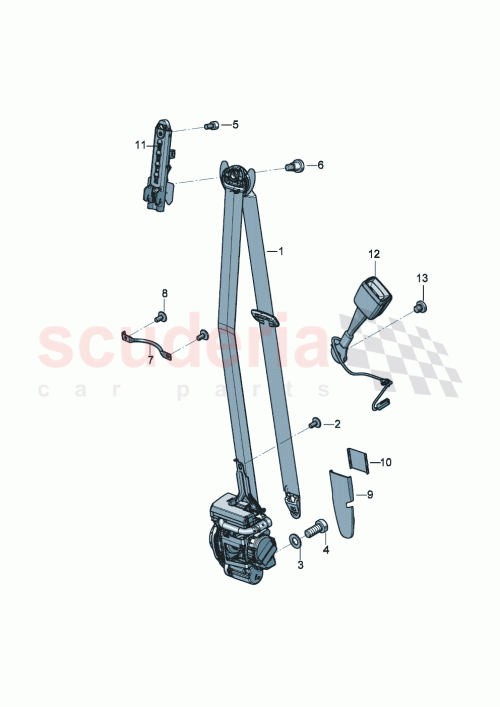 Part Diagram for Bentley N91297301