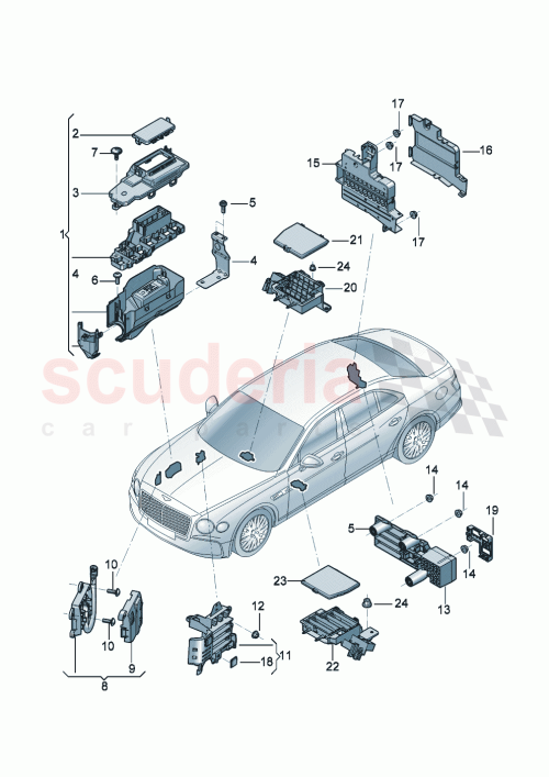 Part Diagram for Bentley 3SA 971 263