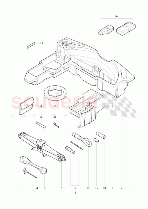 Part Diagram for Bentley 3Y0 801 079